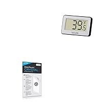 BoxWave Screen Protector Compatible with Taylor 1443 Fridge/Freezer Thermometer - ClearTouch Crystal (2-Pack), HD Film Skin - Shields from Scratches