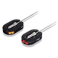 Upgraded Barbecue Thermometer Temperature Probes - 2 Pcs Stainless Steel for NutriChef PWIRBBQ80 Bluetooth Wireless BBQ Digital Thermometer - Works w/ All Kinds of Meat - NutriChef