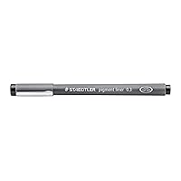 Pigment Liner, Fineliner Pen for Drawing, Drafting, Journaling, 3mm, Black, 308 03-9