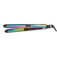 BabylissPRO Nano Titanium Prima Ionic Hair Straightener, Curl and Straighten Hair With One Professional Tool