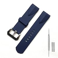 Silicone Rubber Watch Band Strap Compatible with Corum Admirals Cup Watch - 22mm Admiral’s Cup Watch Band Strap