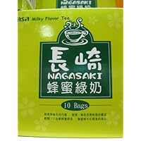 DragonMall Teas Casa Nagasaki Honey Milk Green Tea 8.81 Oz (Pack of 1)