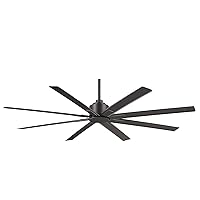 Xtreme H2O - 65-inch Ceiling Fan F896-65-SI, Smoked Iron, Reversible with Remote Control