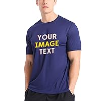 Custom Short Sleeve Shirts Add Your Text Image Workout Athletic Shirt