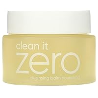 BANILA CO Clean it Zero Nourishing Cleansing Balm - Korean Makeup Remover for Dry Skin - Vegan & Made with Ginseng Root and Berry - 100ml/3.38 fl oz