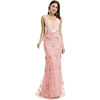 Sexy V Neck Lace Prom Gown Mermaid Style Bridesmaid Dress Elegant Off Shoulder Evening Party Gown