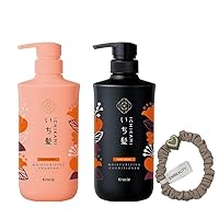 Ichikami Moisturizing Shampoo & Conditioner Set 480ml+480ml + 1 hair tie