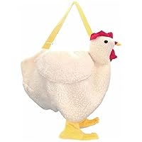 Chicken Bag, Cartoon Shoulder Bag Hen Crossbody Bag Fluffy Hen Handbag Funny Purses for Girl Women