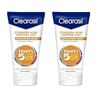 Clearasil Ultra 5in1 Exfoliating Wash, 6.78 oz. (Pack of 2)