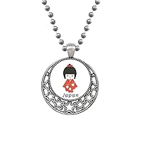 Beauty Gift Traditional Japanese Local Little Girl Toy Necklaces Pendant Retro Moon Stars Jewelry