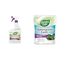 Garden Safe 32 oz Insecticidal Soap & Diatomaceous Earth Crawling Insect Killer, 1 Count Each