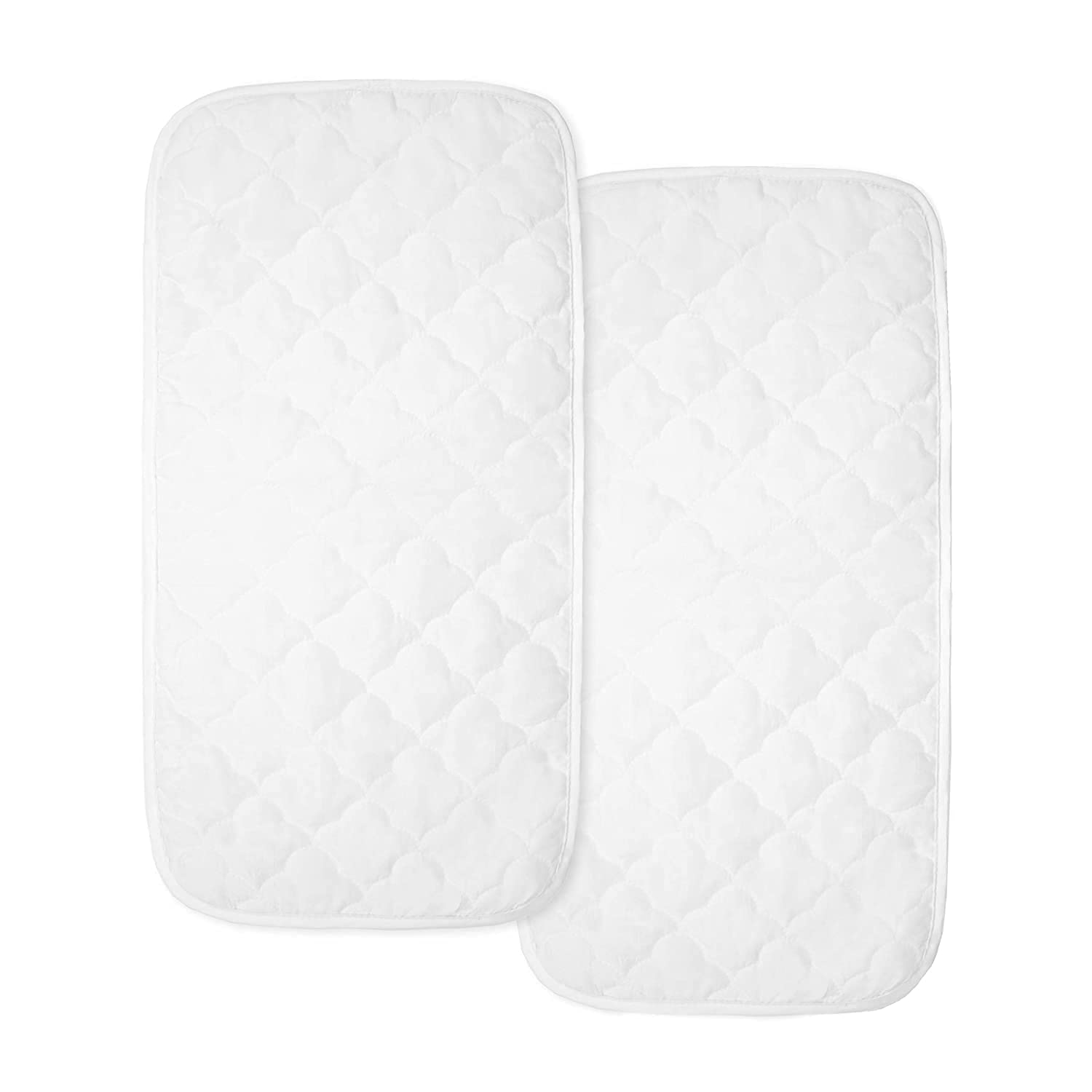 American Baby Company Changing Table Cover Set, 100% Cotton Fitted Changing Table Pad Cover Sheet (2 Pack) and Waterproof Changing Table Pad Liners (2 Pack), for Boys and Girls