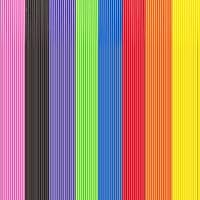x3000 150mm x 4.5mm Rainbow Colour Plastic Lollipop Sticks Bulk by Loypack