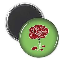 Red Carnation Mother Day Flower Plant Refrigerator Magnet Sticker Decoration Badge Gift