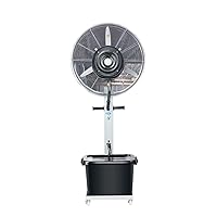 Fans,Commercial High-Velocity Outdoor Indoor Mist Fan Industrial Cool/42L Large Pedestal Fan/Oscillating Standing Floor Fan