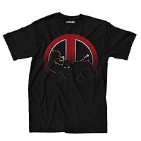 Marvel Deadpool Shadows Small Men's T-Shirt Black