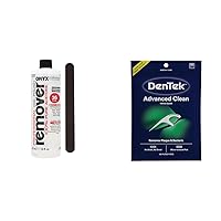 Onyx 100% Pure Acetone Nail Polish Remover Kit with Nail File & DenTek 150 Count No Break Advanced Clean Floss Picks