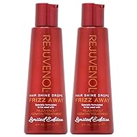 Rejuvenol Frizz Away Hair Shine Drop 6oz Pack of 2