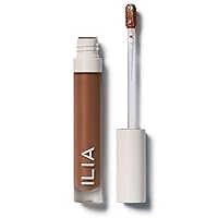 ILIA - True Skin Serum Concealer | Non-Comedogenic, Cruelty-Free, Vegan, Safe For Sensitive Skin, Reduces Appearance of Dark Circles + Blemishes (Cacao SC9, 0.16 oz | 5 ml)