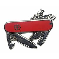 Trade Winds Swiss Army Knife Motorcycle Hat Cap Lapel Pin P00703