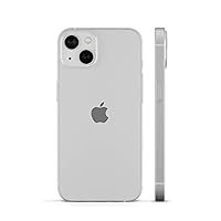 PEEL Flexible Thin Case Compatible with iPhone 14 (Clear Soft) - Slim Minimalist Design, Branding Free, Soft Flexible TPU Material, Ergonomic Feel - Protects & Showcases Your Device
