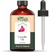 Camellia (Camellia Japonica) Oil | Pure & Natural Carrier Oil for Skincare, Hair Care & Massage - 118ml/3.99fl oz