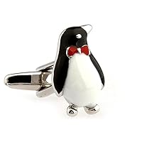 Penguin Formal Pair Cufflinks in a Presentation Gift Box & Polishing Cloth