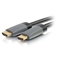 Legrand - C2G Ethernet Cable, 4k High Speed HDMI Cable, Black In Wall HDMI Cable, 60 hz HDMI Cable, HDMI Cable 5 ft, 1 Count, C2G 50626