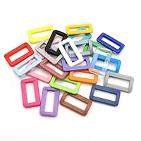 25mm 30pcs Plastic Rectangle Buckles Fasteners for Luggage, Back Pack, Webbing Strap (BP1)