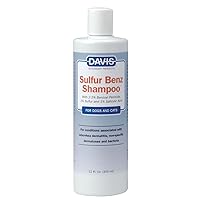 Davis Sulfur Benz Shampoo for Pets, 12 oz