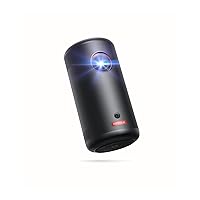 Capsule 3 GTV Projector, Netflix Officially Licensed, 1080P Smart Mini Projector with Wi-Fi, 2.5 Hours of Playtime, 120-Inch Display, Dolby Digital, Ultra Portable for Any Space