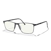 MERRY'S Fashion Blue Light Blocking Glasses - Reading Glasses Metal Frame Spring Hinge Readers for Men Eyeglasses