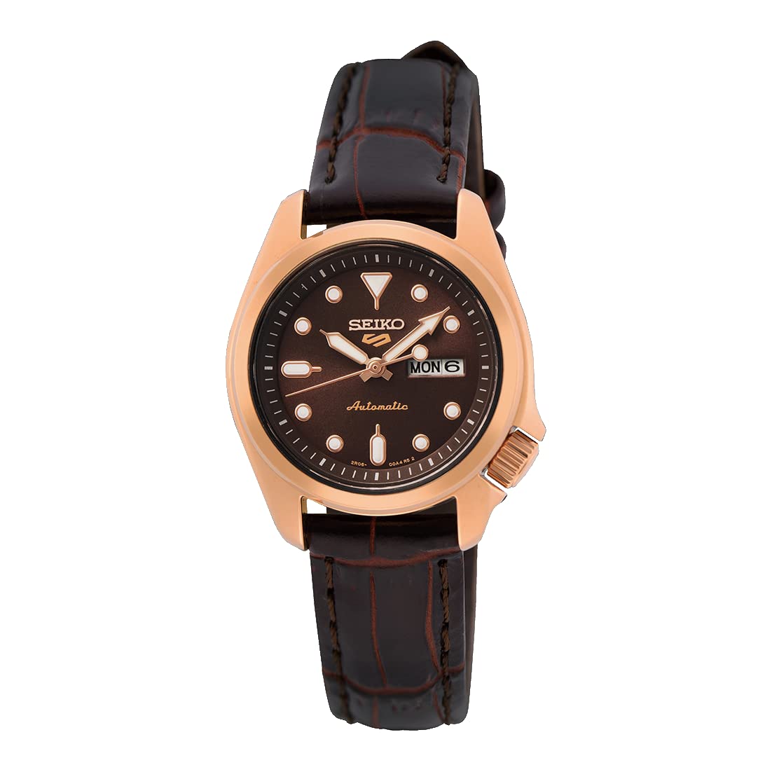Mua Seiko 5 Ladies Rose Gold Day-Date Automatic Leather Watch SRE006K1 trên  Amazon Mỹ chính hãng 2023 | Giaonhan247