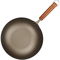 Tafuco AIT1230 Deep Frying Pan, 11.8 inches (30 cm), For Gas Fire, Pure Titanium, Hasemoto Made in Japan