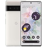 Google Pixel 6 Pro 5G, US Version, 256GB, Cloudy White - Unlocked (Renewed)