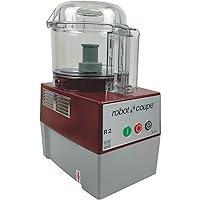 Robot Coupe R2N CLR Continuous Feed Combination Food Processor with 2.9 Liter Clear Polycarbonate Bowl, 1-HP, 120-Volts