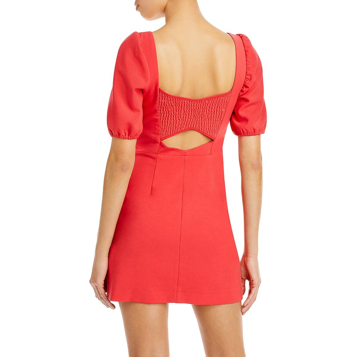 French Connection Womens Whisper Cut Out Daytime Mini Dress