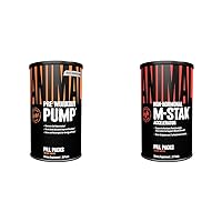 Animal Pump Preworkout (30 Count) M-Stak Muscle Building Stack (21 Count)