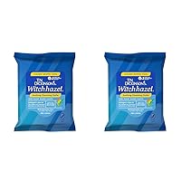 Witch Hazel New Soothing MultiUse Cleansing Cloth, Clear, 25 Count (Pack of 2)