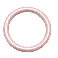 Linpeng 50mm Colorful loops-5Pack Wood Loops, Pink
