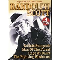 Randolph Scott - Legend Of The Silver Screen (Boxset) Buffalo Stampede/Man Of The Forest/Rage At Dawn/The Fighting Westerner