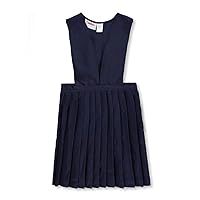 Cookie's V-Neck Pleated Jumper (Special Order Sizes) - navy, 5