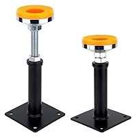 2 Pack Anti-Slip Shock Absorption,Adjustable Support Jack for The Floor,Garbage Disposer Shock Absorber Support,Mini Screw Jack Adjustable Multifunctional Support Height 7.5