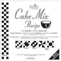 Moda Cake Mix Recipe #5 ~44 recipe cards will make 176, 3 1/2