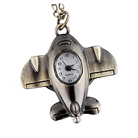 Mens Pocket Watch Men Pocket Watch Airplane Pocket Watch Retro Pocket Watch Metal Keyfob Pocket Watch Keychain Pocket Watch Chain Mens Watches Decorate Modeling Man