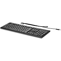 HP Keyboard (Greek) USB Standard Keyboard, GR, 724720-151 (USB Standard Keyboard, GR, Full-Size (100%), Wired, USB, Black)