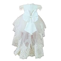 White Girl Dress, White Prom Dress for Baby Girls, Luxury White Girl Dress, Toddler White Tulle Dress