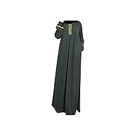 Maxi Long Muslim Dress Womens Abaya Islamic Long Sleeve Full Cover Jilbab Dubai Robe Prayer Clothes Dresses