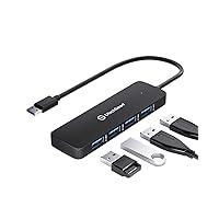 UtechSmart 4-in-1 USB-C Hub with Type C, USB 3.0, USB 2.0 Compatible for 2023-2016 MacBook Pro 13/14/15/16, New Mac Air/Surface, ChromeBook, Multiport Charging & Connecting Adapter