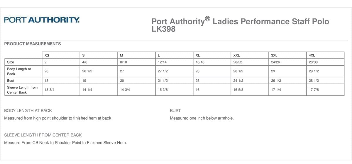 Port Authority Ladies Performance Staff Polo LK398